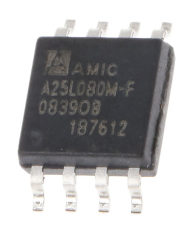 AMIC Technology - A25L080M-F - AMIC Technology A25L080M-F , 8Mbit, SPIӿ, 8ns, 2.7  3.6 V, 8 SOPװ		