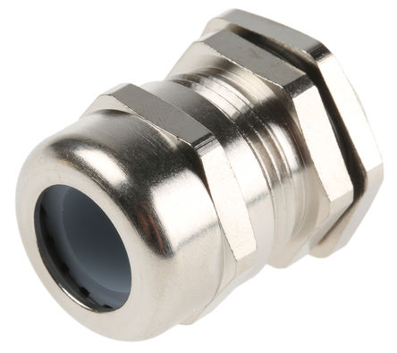 Lapp - 52003530+52015810 - Lapp IP68 镀镍黄铜 带锁紧螺母的电缆固定头 52003530+52015810, 6mm 至 13.0048mm电缆直径, -30°C至+80°C, PG16螺纹		