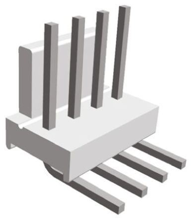 TE Connectivity - 640455-4 - TE Connectivity MTA-100 ϵ�� 4· 2.54mm�ھ� (1��) ֱ�� PCB ���� 640455-4, ���Ӷ˽�, 5A, ͨ��		