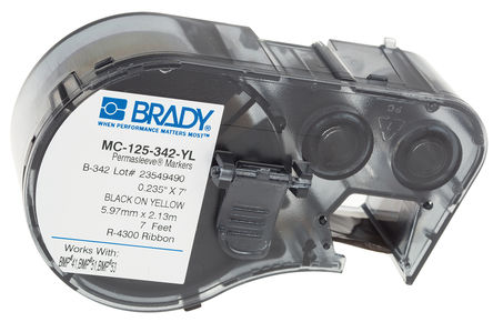 Brady - MC-125-342-YL - Brady ׹ MC-125-342-YL, ʹBMP51 ǩӡBMP53 ǩӡ		