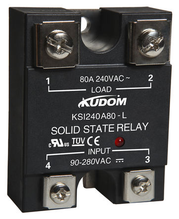 Kudom - KSI240A80-L - Kudom 80 A 尲װ ̵̬ KSI240A80-L, SCR˫ɿع迪Ԫ, 㽻л, 280 V 		