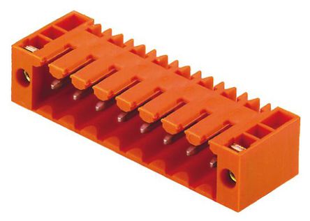 Weidmuller - SL 3.50/16/90F 3.2SN OR BX - Weidmuller SL ϵ�� 16· 3.5mm�ھ� (1��) ֱ�� PCB ���� 1607180000, ����˽�, 17A		