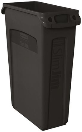 Rubbermaid Commercial Products - FG354060BLA - Rubbermaid Commercial Products Slim Jim 87L ɫ PE  FG354060BLA, 762 x 279 x 558mm		