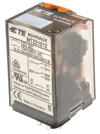 TE Connectivity - MT221012 4-1393090-9 - TE Connectivity MT221012 4-1393090-9 ˫˫ ʽ Ǳ̵, 12V dc		