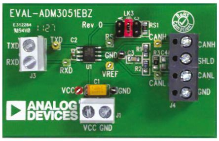 Analog Devices - EVAL-ADM3051EBZ - Analog Devices EVAL-ADM3051EBZ ADM3051 CAN ߽ӿ ԰		