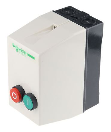 Schneider Electric - LE1D12P7 - Schneider Electric LC1D 系列 7.5 kW 自动 DOL 启动器 LE1D12P7, 690 V 交流, IP657		