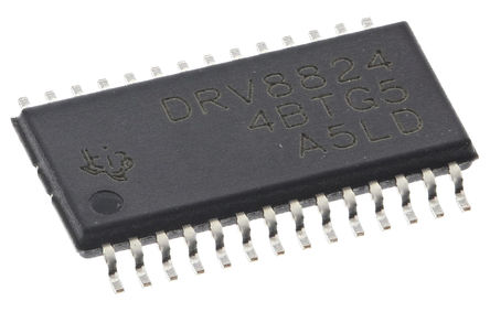 Texas Instruments - DRV8824PWP - Texas Instruments 綯 IC DRV8824PWP, Stepper, 1.1A, 50kHz, 8.2  45 V		