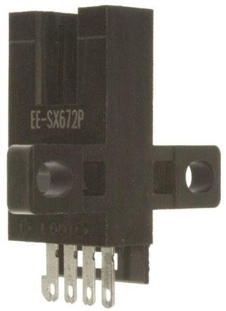 Omron - EE-SX672P - Omron  5 mm  LED Դ  ֱͨΣ 紫 EE-SX672P, PNP, 4 , IP50		