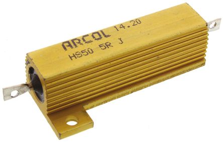 Arcol - HS50 5R J - Arcol HS50 ϵ HS50 5R J 50W 5 5%  尲װ̶ֵ, Ӷ, Ƿװ		