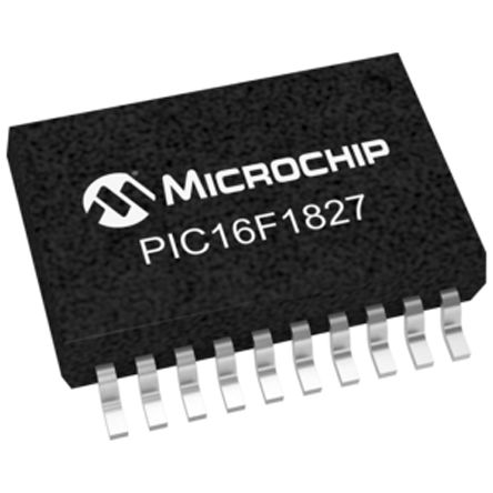 Microchip - PIC16F1827-I/SS - Microchip PIC16F ϵ 8 bit PIC MCU PIC16F1827-I/SS, 32MHz, 256 B4K x 14  ROM , 384 B RAM, SSOP-20		