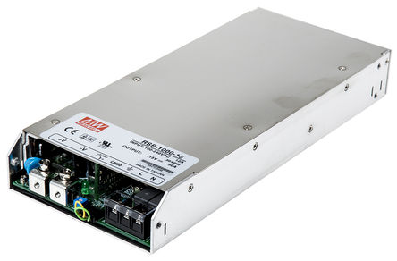 RS Pro - RSP-1000-15 - RS Pro 750W  ǶʽģʽԴ SMPS RSP-1000-15, 127  370 V dc, 90  264 V ac, 15V dc, 50A, 85%Ч, շװ		