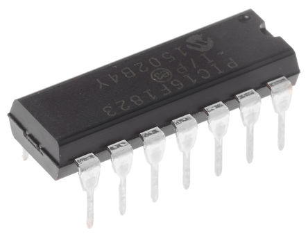 Microchip - PIC16F1823-I/P - PIC16F ϵ Microchip 8 bit PIC MCU PIC16F1823-I/P, 32MHz, 256 B2K x 14  ROM , 128 B RAM, PDIP-14		