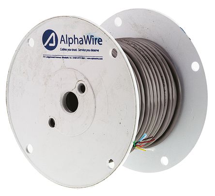 Alpha Wire - 5016C SL005 - Alpha Wire XTRA-GUARD 1 ϵ 30m 6 о  ϩ PVC  ҵ 5016C SL005, 300 V, 0.23 mm2 , -30  +80 C		