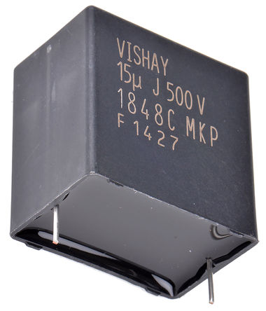 Vishay - MKP1848C61550JK2 - Vishay MKP1848C ϵ 15F ۱ϩ (PP) MKP1848C61550JK2, 5%, 500 V ֱ, ͨ		