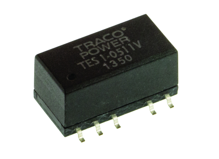 TRACOPOWER - TES 1-0511V - TRACOPOWER TES 1V ϵ 1W ʽֱ-ֱת TES 1-0511V, 4.5  5.5 V ֱ, 5V dc, 200mA, 3kV dcѹ, 75%Ч, DIP 12װ		