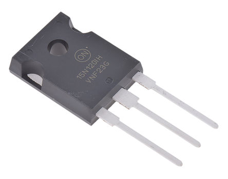 ON Semiconductor - NGTB15N120IHWG - ON Semiconductor NGTB15N120IHWG N IGBT, 30 A, Vce=1200 V, 1MHz, 3 TO-247װ		