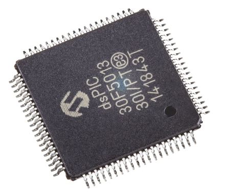 Microchip - dsPIC30F5013-30I/PT - MCU&DSP 66K Flash 4K RAM TQFP80		
