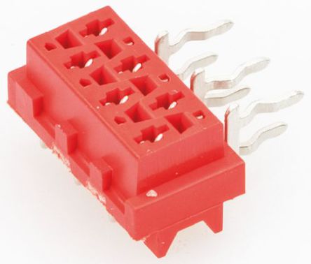 TE Connectivity - 7-215460-6 - Connector pcb female 6 way Micro-Match		