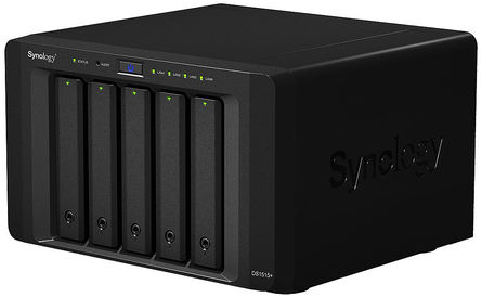 Synology - DS1515+ - Synology DiskStation DS1515+  NAS , 5 ߼, 4 x USB 3.0 ˿		
