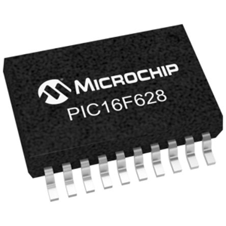 Microchip - PIC16LF628-04/SS - Microchip PIC16F ϵ 8 bit PIC MCU PIC16LF628-04/SS, 4MHz, 2048 x 14  ROM , 224 B RAM, SSOP-16		