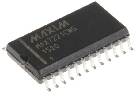 Maxim - MAX7221CWG+ - Maxim MAX7221CWG+ 8 64 LED , 5 V, 24 SOIC Wװ		