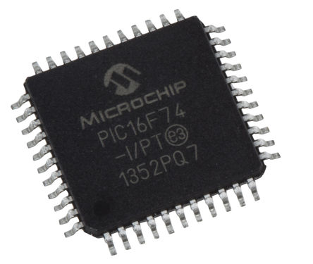Microchip - PIC16F74-I/PT - Microchip PIC16F ϵ 8 bit PIC MCU PIC16F74-I/PT, 20MHz, 4K x 14  ROM , 192 B RAM, TQFP-44		