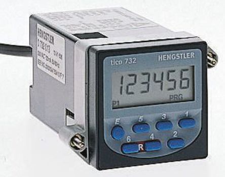 Hengstler - 0 732 001 - Hengstler 6λ LCD ּ 0 732 001, -99999  999999ʾΧ, ѹ, 5kHzƵ, 230 V Դ		