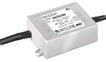 Recom - RACD25-350A - Recom LED  RACD25-350A, 90  295 V , 48  57V, 350mA, 25W		