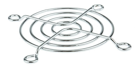 RS Pro - G60-4 - RS Pro 60mm风扇 铬黄色 钢 手指防护罩 G60-4		