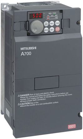 Mitsubishi - FR-A740-00170-EC - Mitsubishi FR-A740 ϵ IP20 7.5 kW Ƶ FR-A740-00170-EC, 0.5  400Hz, 17 A, 380  480 V 		