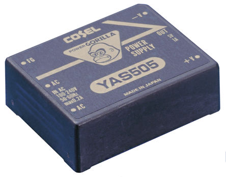 Cosel - YAS505E - Cosel 5W  ǶʽģʽԴ SMPS YAS505E, 85  264V ac, 5V dc, 1A, 65%Ч, ܷװ		