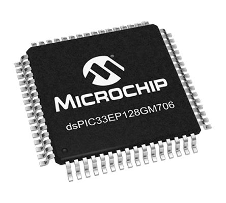 Microchip - DSPIC33EP128GM706-I/PT - Microchip dsPIC33EP ϵ DSPIC33EP128GM706-I/PT 16bit DSPźŴ, 70MIPS, 128 kB ROM , 16 kB RAM, 64 TQFPװ		