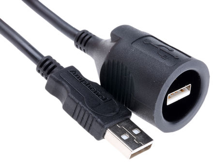 Amphenol - USBAP620A - Amphenol 2m USB  USBAP620A, USB 2.0		