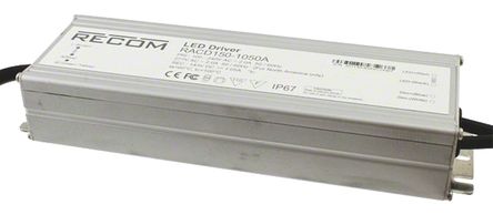 Recom - RACD150-12-PSE - Recom LED  RACD150-12-PSE, 90  130 V , 9  12V, 0  11A, 150W		