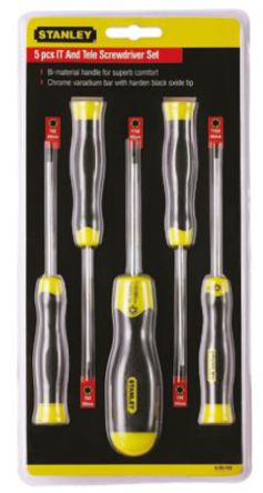 Stanley Tools - 65-155-0-23 - Stanley Tools 5件装 工程师 Torx 星形头 螺丝刀套件 65-155-0-23		