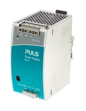 PULS - SL5.100 - PULS 120W ģʽ DIN 尲װԴ SL5.100, 90%Ч, 4.3  5A		