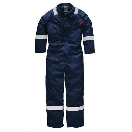 Dickies FR5401 Lightweight Pyrovatex Coverall Navy 56R