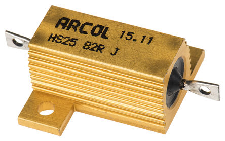 Arcol - HS25 82R J - Arcol HS25 ϵ HS25 82R J 25W 82 5%  尲װ̶ֵ, Ӷ, Ƿװ		