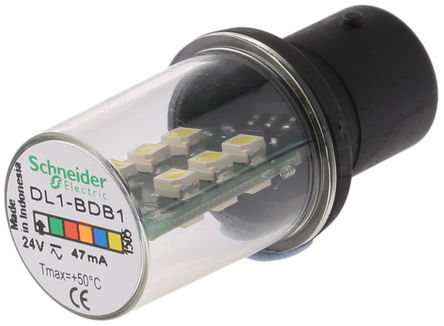Schneider Electric - DL1BDB1 - Schneider Electric ɫ BA15d LED  DL1BDB1, 24 V /ֱ, 80 mA		