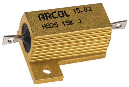 Arcol - HS25 15K J - Arcol HS25 ϵ HS25 15K J 25W 15k 5%  尲װ̶ֵ, Ӷ, Ƿװ		