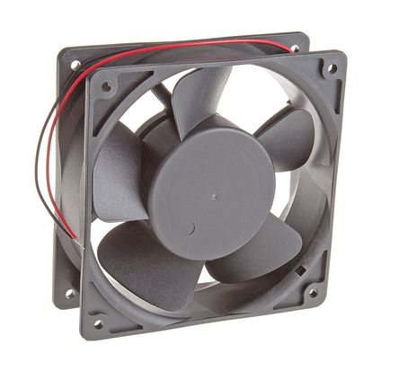 RS Pro - OD1238-24HB - RS Pro OD1238 系列 7W 24 V 直流 轴流风扇 OD1238-24HB, 178m3/h, 2800rpm, 120 x 120 x 38.5mm		