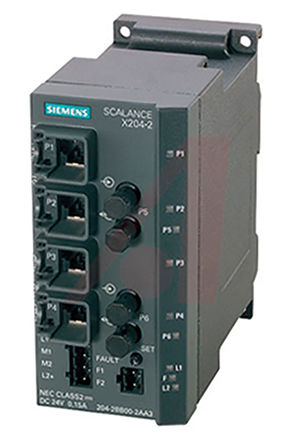 Siemens - 6GK52042BB102AA3 - Siemens 4RJ45 ˿ ̫ 6GK52042BB102AA3, DIN 졢ǽڰװ, 10/100Mbit/s		