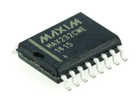 Maxim - MAX232CWE+ - Maxim MAX232CWE+ 120kbps ͨ·շ, EIA/TIA-232-E/ RS-232/ V.24/ V.28ӿ, 2-TX 2-RX, 5 VԴ, 16 SOIC Wװ		