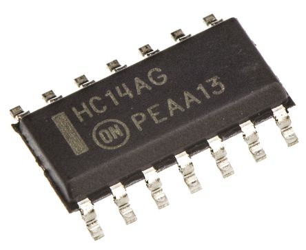 ON Semiconductor - MC74HC14ADG - ON Semiconductor MC74HC14ADG  ʩ , 5.2mA, 2  6 VԴ, 14 SOICװ		