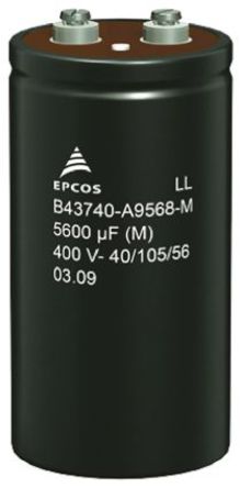 EPCOS - B43740A9129M000 - EPCOS B43740 ϵ 400 V ֱ 12000F  B43740A9129M000, 20%ݲ, 7m(ֵ), +105C		