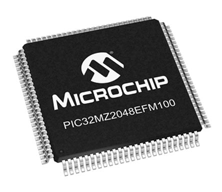 Microchip - PIC32MZ2048EFM100-I/PF - Microchip PIC32 ϵ 32 bit MIPS? MicroAptiv? MCU PIC32MZ2048EFM100-I/PF, 200MHz, 160棩kB2048棩kB ROM 		