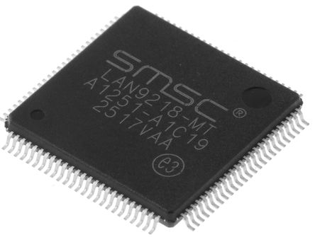 Microchip - LAN9218-MT - Microchip LAN9218-MT 10 Mbps, 100 Mbps ̫, 3.3 V, 100 TQFPװ		