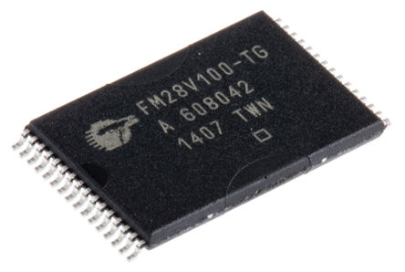 Cypress Semiconductor - FM28V100-TG - Cypress Semiconductor FM28V100-TG 1Mbit  FRAM 洢, 128K x 8 λ, 60ns, 32 TSOPװ		
