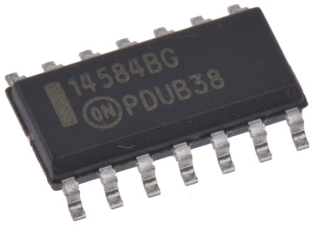 ON Semiconductor - MC14584BDG - ON Semiconductor MC14584BDG  ʩ , 4.2mA, 3  18 VԴ, 14 SOICװ		