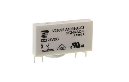 TE Connectivity - V23092A1024A202 - TE Connectivity V23092A1024A202  PCB װ Ǳ̵, 24V dc		